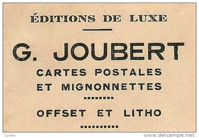 Facture 1952 - Editions De Luxe G. JOUBERT Cartes Postales Et Mignonnettes, Quai D' Anjou PARIS - Druck & Papierwaren