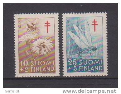 Finnland 1954  Mi.Nr. 434 + 436 , Bekämpfung Der Tuberkulose - Postfrisch / MH / (*) - Unused Stamps