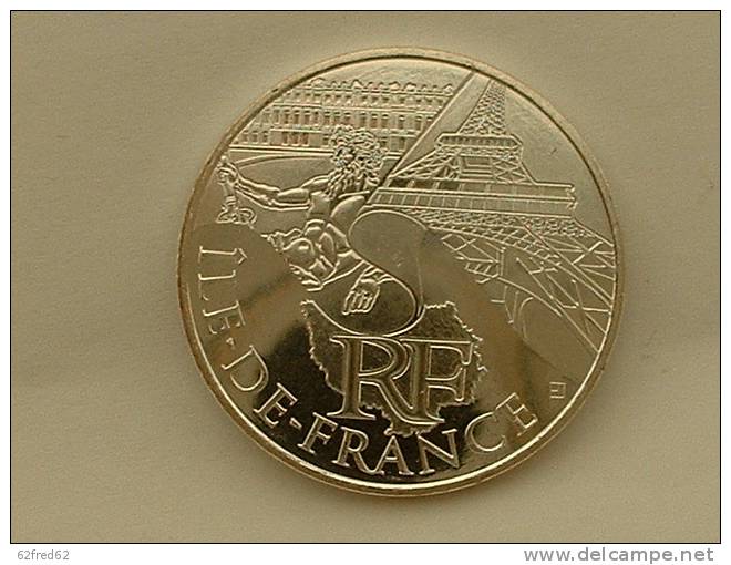 FRANCE - Nouvelle Pièce De 10 Euro Argent Région Iles De France - 2011 - UNC - Frankreich