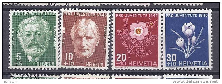 Switzerland1945:465-8mnh** - Unused Stamps