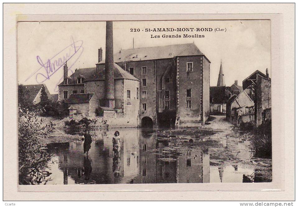 SAINT-AMAND-MONT-ROND(18)       / MOULINS / MOULINS A EAU / Les Grands Moulins / Animation D'enfants - Saint-Amand-Montrond