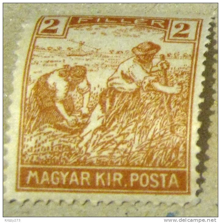 Hungary 1916 Harvesters 2f - Mint - Unused Stamps