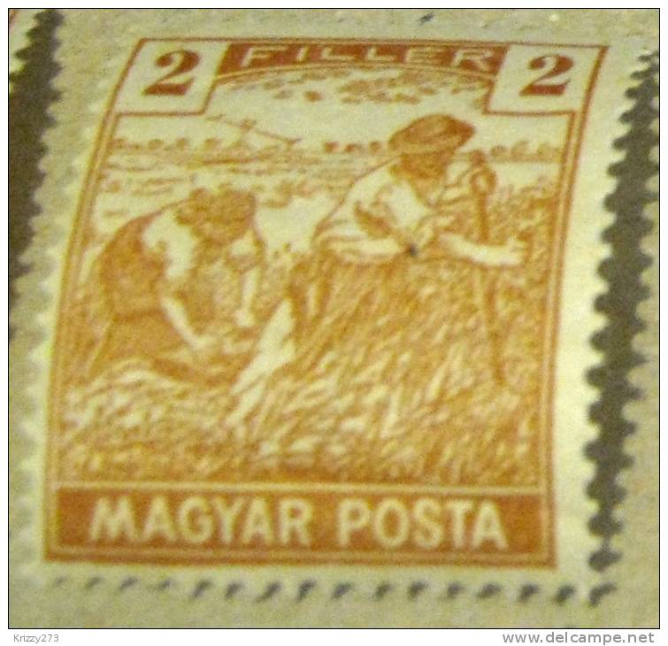 Hungary 1916 Harvesters 2f - Mint - Unused Stamps