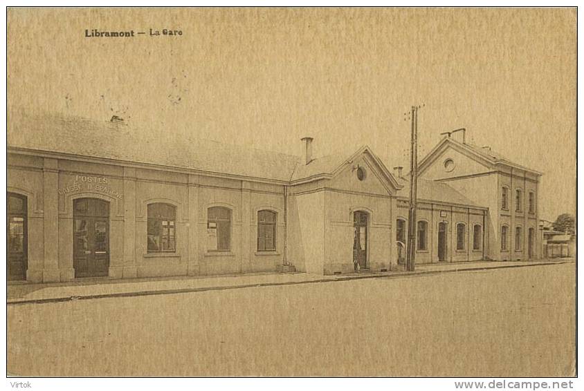 Libramont :  La Gare  ( Ecrit 1932 Avec Timbres ) - Libramont-Chevigny
