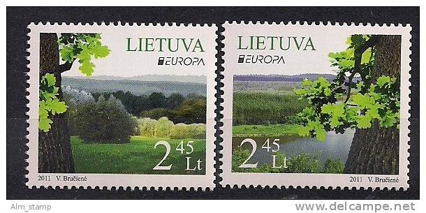 2011 Litauen Lietuva Mi. 1063-4 **MNH Europa - 2011