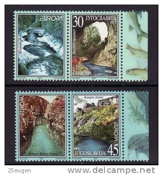 YUGOSLAVIA  EUROPA CEPT 2001 SET MNH - 2001