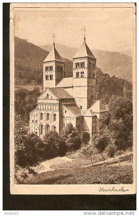 504. Germany, Murbach - Passed Post In 1933 - Church Kirche - Elsass