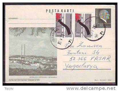 TURKEY - ATATURK - TRAFFIC - POST CARD - 1978 - Unfälle Und Verkehrssicherheit