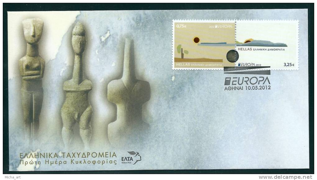 Greece / Grece / Griechenland / Grecia 2012 Europa Cept FDC - 2012