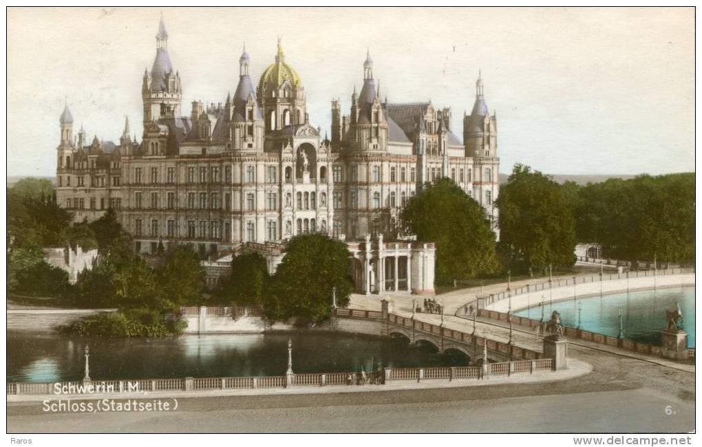 Schwerin I.M., Schloss,(Stadtseite) - Schwerin