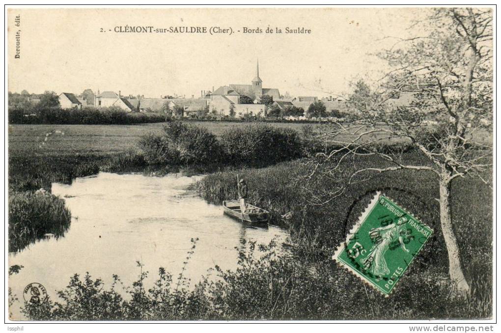 Clémont Sur Sauldre (Cher) Bords De La Sauldre - Clémont