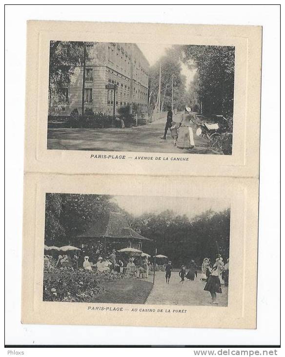 PARIS-PLAGE/62/Carte Double à L'intérieur Calendrier 1912 Et Réclame/Réf:6231 6232 - Autres & Non Classés