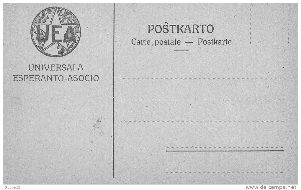 UEA Universala Esperanto-Asocio Postkarto [[voir Scans]] - Esperanto