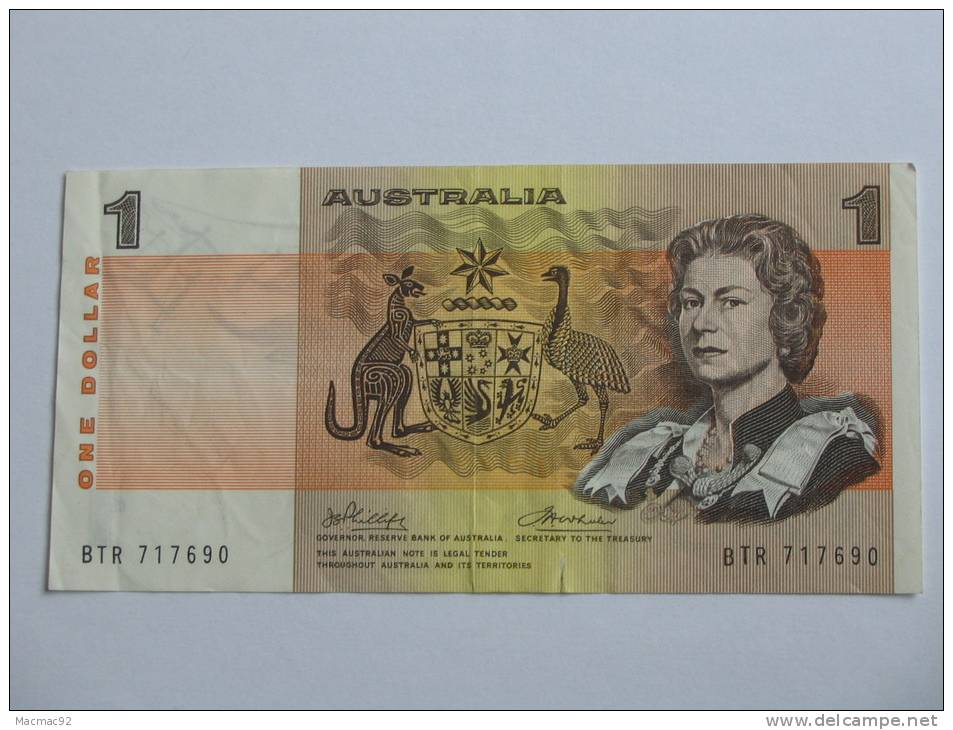 1 Dollar Australie 1966-1972 - Australia - Sonstige & Ohne Zuordnung