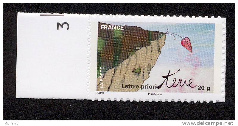 France 2011 - Yv N° 527a ** - Feuille En Surplomb (entreprises) 527 - Andere & Zonder Classificatie