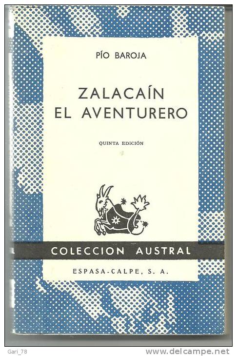 PIO BAROJA - ZALACAIN El Aventurero - Actie, Avonturen