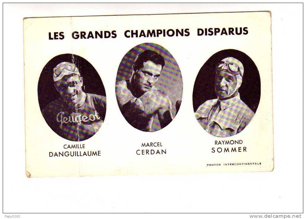 301B)- Sport - LES GRANDS CHAMPIONS DISPARUS - Pugilato