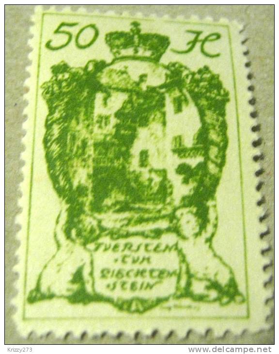 Liechenstein 1920 Castle 50h - Mint - Nuevos