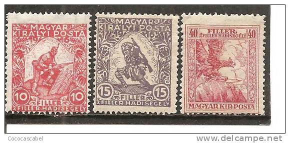 Hungría-Hungary Nº Yvert 159-61 (MH/*) - Unused Stamps