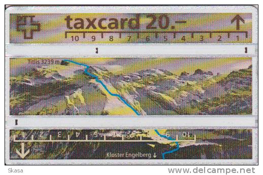 Suisse Taxcard 20, 250 Ans Ascension Mont Titlis - Switzerland