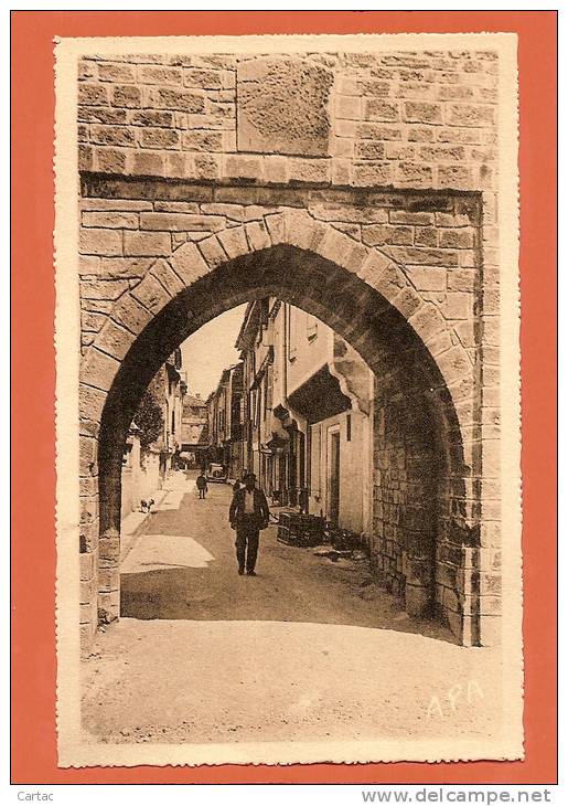 D09 - MIREPOIX - PORTE D'AVAL XIVe SIECLE  - état Voir Descriptif - Mirepoix