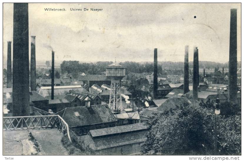 Willebroeck - Usines De Naeyer -1912 ( Verso Zien ) - Willebroek