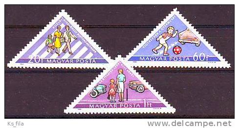 HUNGARY - 1964. Road Safety - MNH - Nuevos