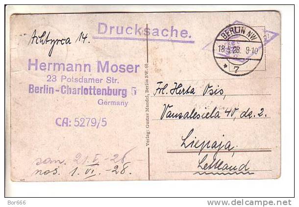 GOOD OLD GERMANY Postcard - Berlin - Friedrichsbrücke Und Dom - Posted 1928 - Friedrichshain
