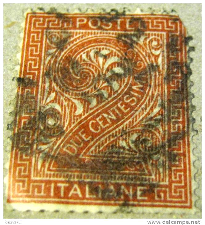 Italy 1863 Numeral 2c - Used - Usati