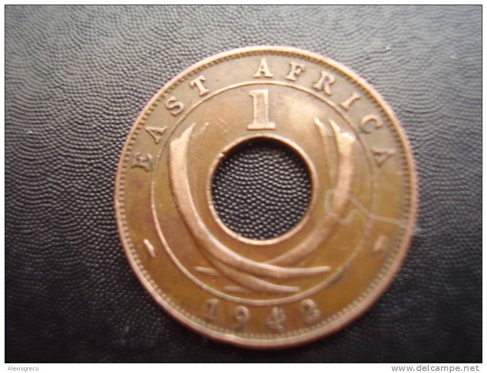 BRITISH EAST AFRICA USED ONE CENT COIN BRONZE Of 1942. - East Africa & Uganda Protectorates