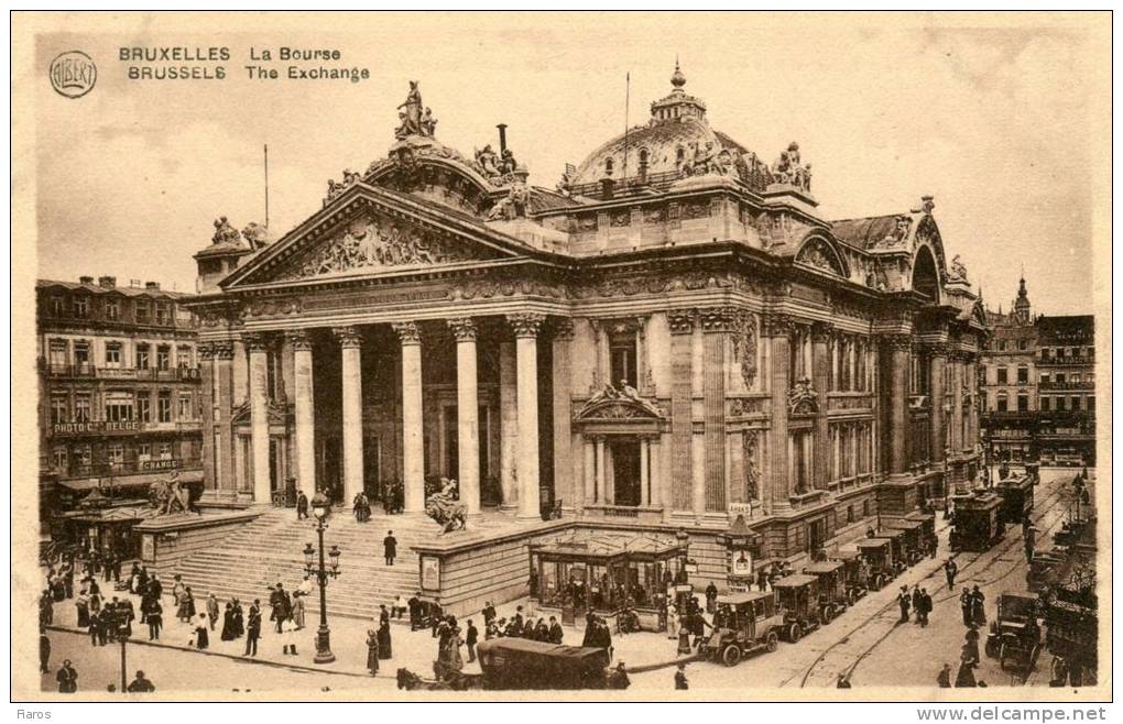 Belgium - BRUXELLES/ BRUSSELS - La Bourse/ The Exchange [CPM Postcard] - Institutions Internationales