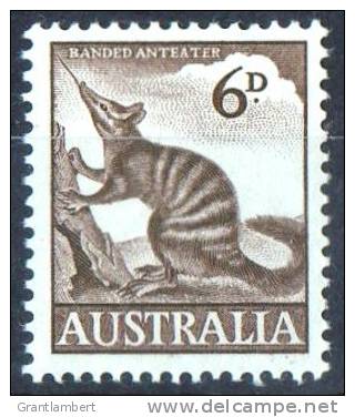 Australia 1959 Zoologicals 6d Anteater MNH - Mint Stamps