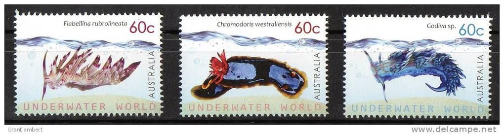 Australia 2012 Underwater World 3x 60c MNH - Mint Stamps