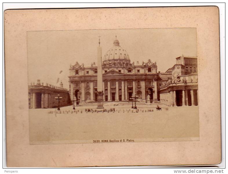 ROMA. 3630. BASILICA S.PIETRO Le Fotografie Di Tutto Il Formato Rigido Cartoni  DIMENZ. 19 X 13.8 Cm  FOTO:15 X 10 Cm - Fotografia