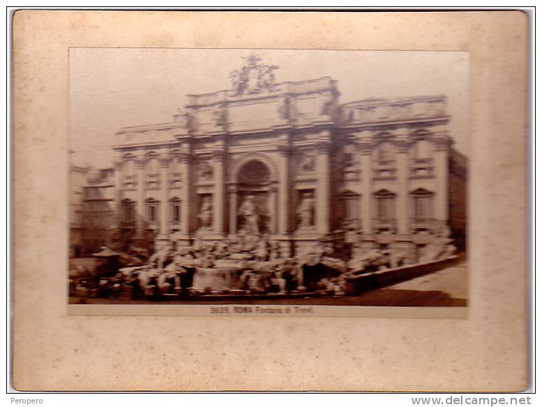 LAZIO ROMA Nr.3639. FONTANA DI TREVI Le Fotografie Di Tutto Il Formato Rigido Cartoni  DIM.19 X 13.8 Cm  FOTO:15 X 10 Cm - Fotografia