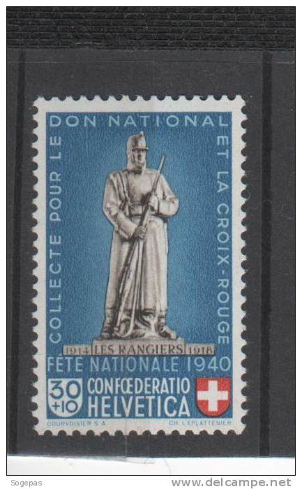SUISSE  TIMBRE N° 353 NEUF ** COLLECTE POUR LE DON NATIONAL ET LA CROIX ROUGE - Unused Stamps