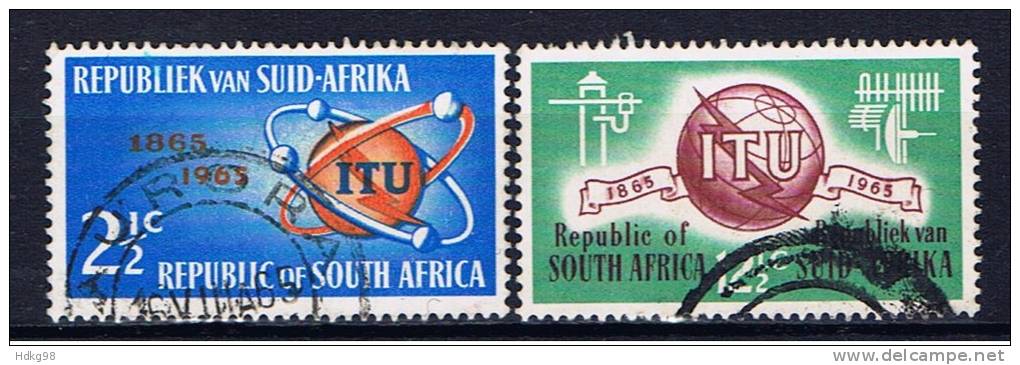 RSA+ Südafrika 1965 Mi 344-45 ITU - Oblitérés