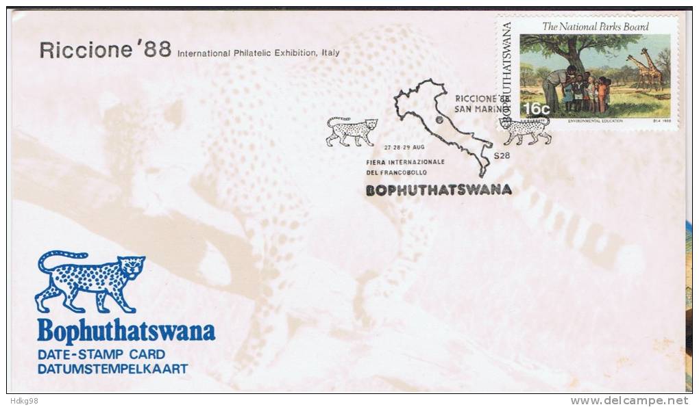 RSA+ Bophuthatswana 1988 Mi 202 FDC - Bophuthatswana