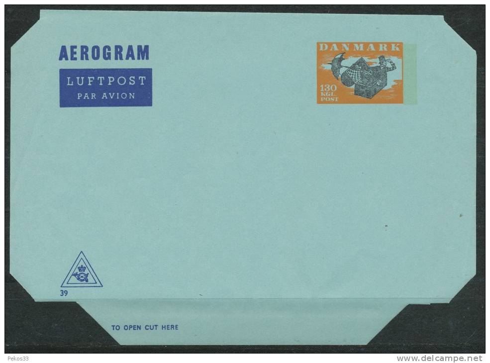 Dänemark  -Aerogramme  -    Postfrisch - Airmail