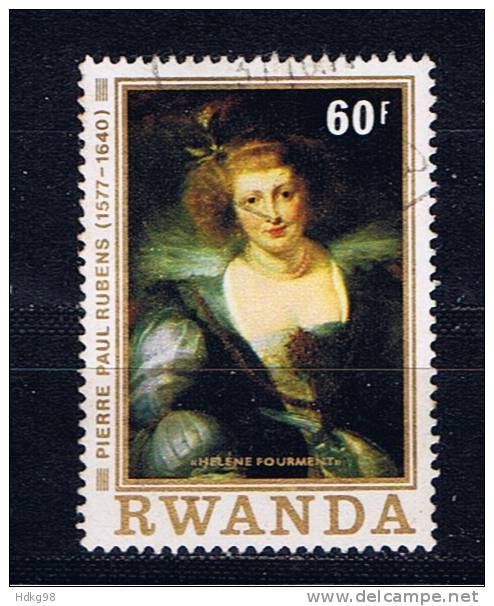 RWA+ Ruanda 1977 Mi 890 Gemälde - Used Stamps