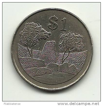 1993 - Zimbabwe 1 Dollar, - Zimbabwe