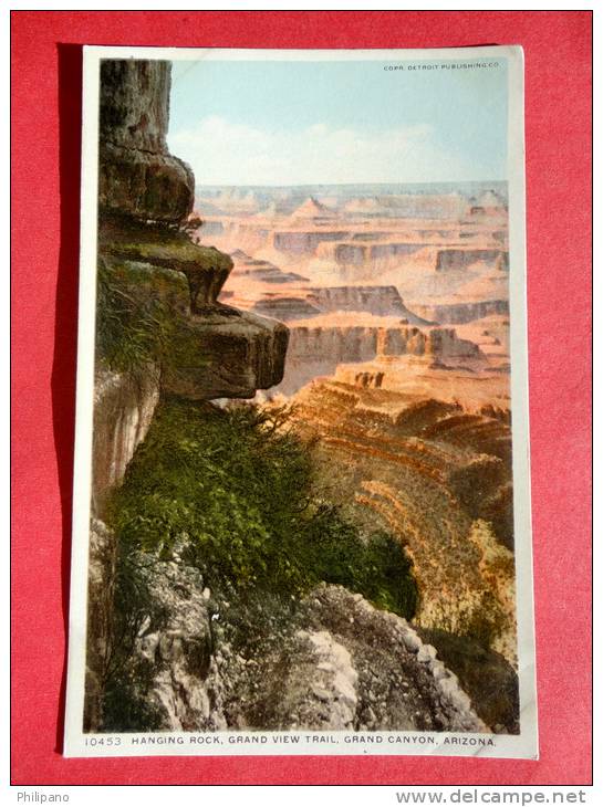 - Arizona > Grand Canyon  Detroit Publishing 10453  Hanging Rock Grand View Trail- -- Ref 524 - Grand Canyon