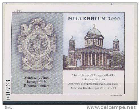 2000. Millennium 2000 - Commemorative Sheet :) - Commemorative Sheets