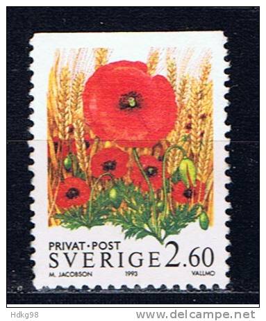 S Schweden 1993 Mi 1782 Mng Klatschmohn - Nuevos