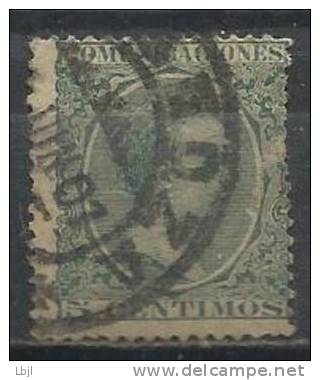 ESPAGNE , 5 C , Alphonse XIII , 1889 - 1899 , N° Y&T 199 - Usados