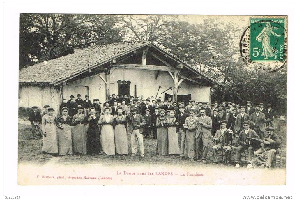 LA DANSE DANS LES LANDES - LE RONDEAU - Autres & Non Classés