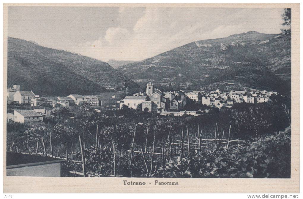 TOIRANO- SAVONA-  PANORAMA    BELLA FOTO D´EPOCA ORIGINALE AUTENTIQUE 100% - Savona