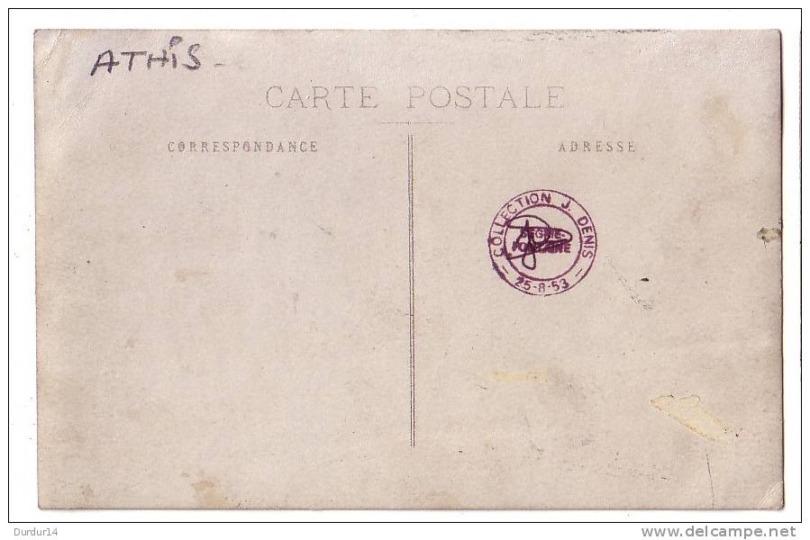 ATHIS (Orne )  Carte Photo.... Défilé De Char... ( Carte Animée...) - Athis De L'Orne