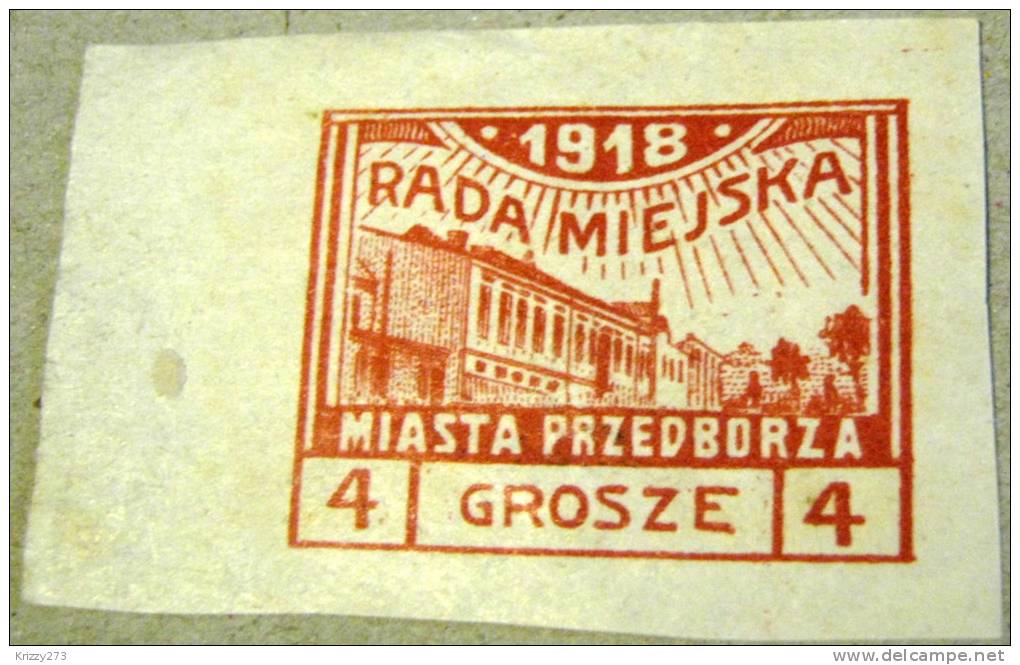 Poland 1918 Local Issue 4g - Mint - Other & Unclassified