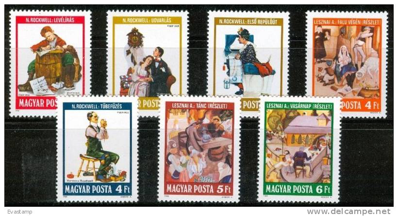 HUNGARY - 1981.Illustrations By Rockwell Cpl.Set MNH!! - Unused Stamps